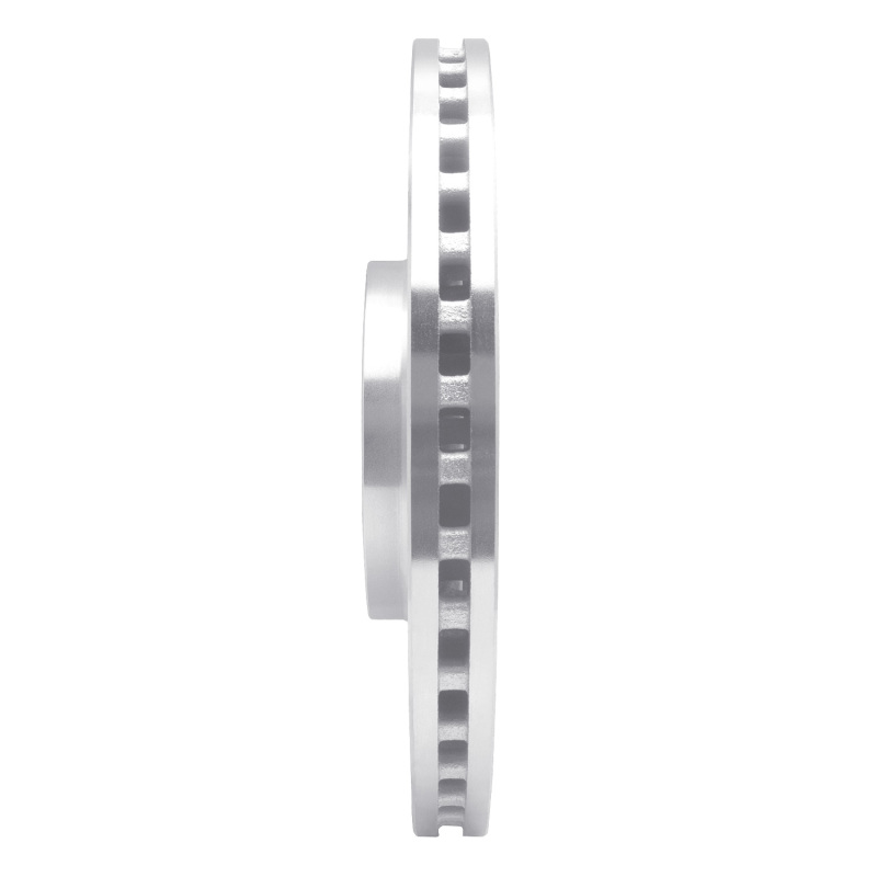 Audi TTS Quattro Brake Rotor (1) - Front Right - R1 Concepts - Drilled & Slotted - Silver - `12-`25